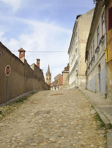Zidul Cetatii Sibiului de pe strada Centumvirilor