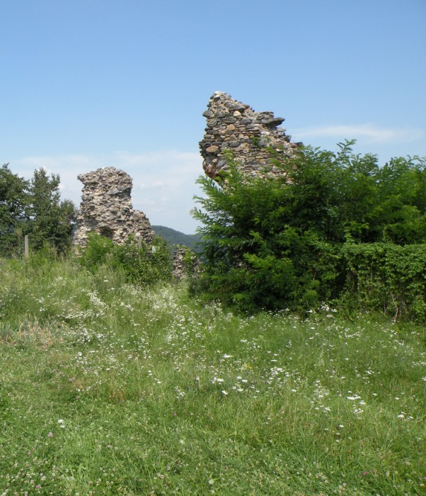 Ruinele cetatii de la Talmaciu - Castrum Lanchron