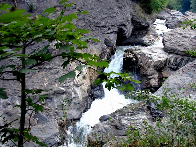 Traseul Cascada Putnei - Valea Tisitei -  paraul Cristianul Mic - Saua Geamana